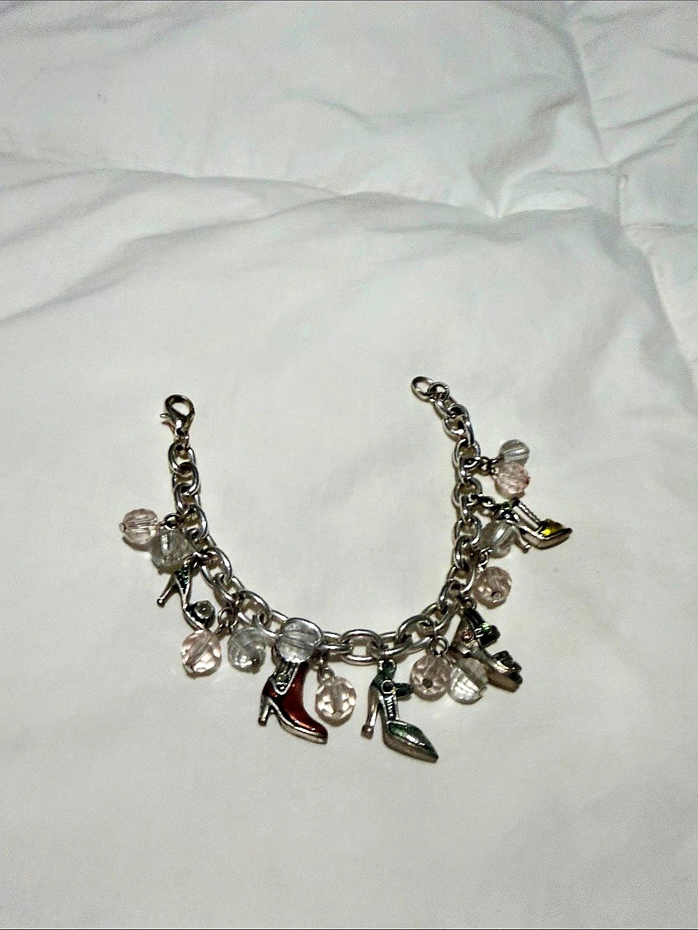 Silver-Tone Charm Bracelet sterling
silver